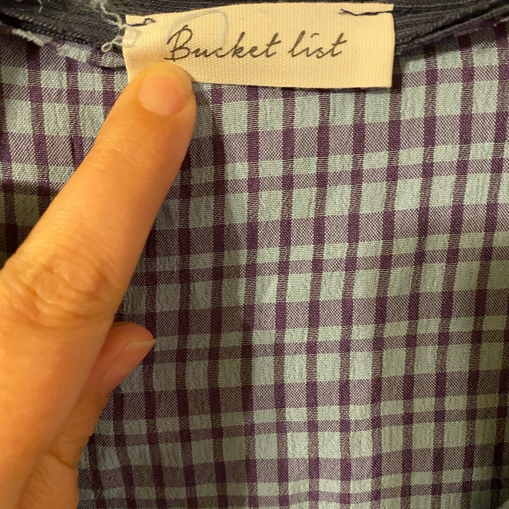 Bucket List Plaid Shacket - Picture 6 of 6